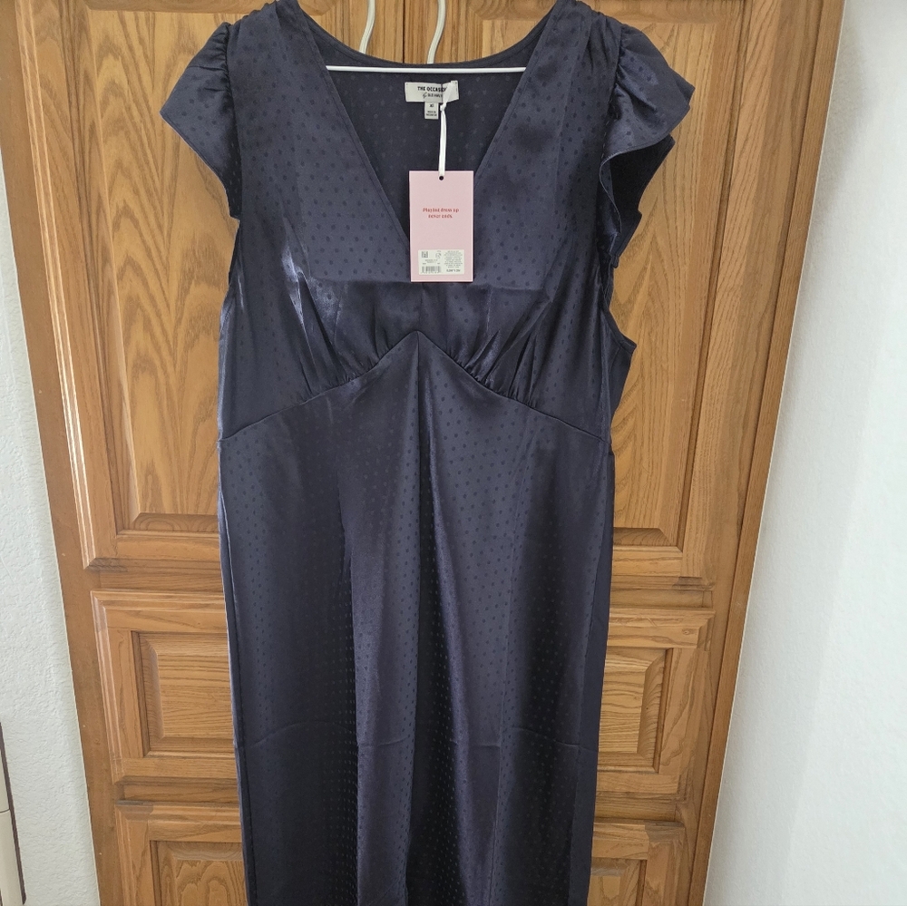 Elegant Navy Blue Dress